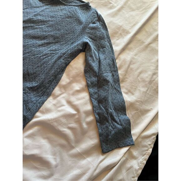 Croft & Barrow Blue Polkadot Long Sleeve Top Woman’s Size Large - Picture 4 of 9